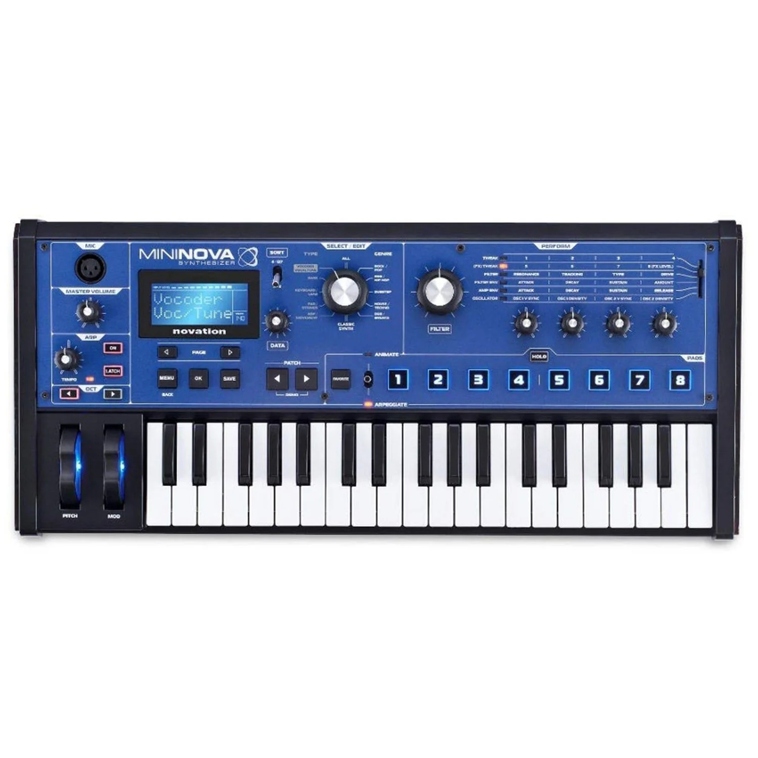 Novation MiniNova Analog Modeling Synthesizer