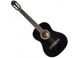Valencia VC104 bk Klasik Gitar Tam Boy 4/4 siyah renk