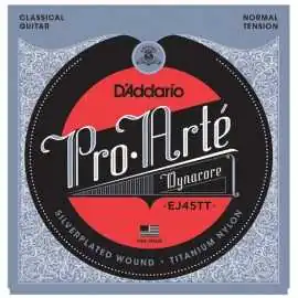 D'Addario EJ45TT Pro-Arté Dynacore, Titanium Trebles, Normal Tension Takım Tel - Klasik Gitar Teli