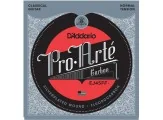 D'Addario EJ45FF Pro-Arté Carbon, Dynacore Basses, Normal Tension Takım Tel - Klasik Gitar Teli