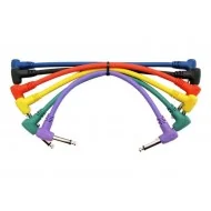 KIRLIN LG6-243 /6 Lightgear Cable 15 santim Pedal Ara Kablosu 15cm - 6'lı Set