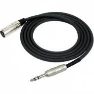 Kirlin MP-483PR-6M-BK 6 Metre XLR-TRS Stereo Kablo (SESKARTINDAN HOPARLÖRE BALANS KABLO)