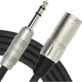 Kirlin MP-483PR-6M-BK 6 Metre XLR-TRS Stereo Kablo (SESKARTINDAN HOPARLÖRE BALANS KABLO)