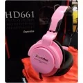 Superlux HD 661 Beyaz Referans Studio Kulaklığı pembe