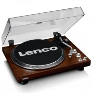 Lenco L-92 WA Retro Koyu Kahverengi USBli MP3e Kayıt Özellikli Audio Technica iğneli Plak Çalar