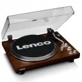 Lenco L-92 WA Retro Koyu Kahverengi USBli MP3e Kayıt Özellikli Audio Technica iğneli Plak Çalar